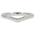 Tiffany & Co Curved band Silvery Platinum  ref.1299667