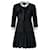 Chanel Conjunto de tweed negro con botones de joya de la pista CC.  ref.1299730