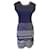 Chanel Navy Crochet Knit Sleeveless Dress FR 36 Multiple colors Navy blue Cotton Viscose  ref.1299734