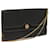 Christian Dior Bolsa de ombro com corrente em favo de mel PVC Couro Preto Auth ep3566  ref.1299780