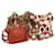 Coach Signature Shoulder Bag Canvas 3Set Beige Red white Auth ar11444 Cloth  ref.1299794