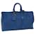 Louis Vuitton Epi Keepall 45 Boston Bag Blue M42975 LV Auth bs12529 Leather  ref.1299857