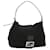 FENDI Mamma Baguette Shoulder Bag Nylon Black Auth yk11053  ref.1299866