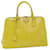 PRADA Hand Bag Patent leather Yellow Auth yk11073  ref.1299877
