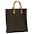 LOUIS VUITTON Monogram Sac Plat Hand Bag M51140 LV Auth 68327 Cloth  ref.1299882