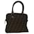 FENDI Zucca Canvas Hand Bag Black Brown Auth bs12482  ref.1299888
