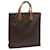 LOUIS VUITTON Monogram Sac Plat Hand Bag M51140 LV Auth 68167 Cloth  ref.1299896
