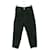 Thierry Mugler Straight cotton velvet pants Green  ref.1299908