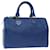 Louis Vuitton Speedy 25 Azul Couro  ref.1299974