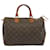 Louis Vuitton Speedy 30 Brown Cloth  ref.1300240