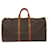 Louis Vuitton Keepall 50 Brown Cloth  ref.1300264