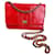 Wallet On Chain Chanel Cow Red Python  ref.1300402