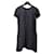 Chanel Vestido negro de tweed geométrico  ref.1300406