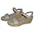 Prada sandali Crema Pelle verniciata  ref.1300420