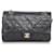 Bolsa Chanel pequena clássica preta com aba forrada de couro de cordeiro Preto  ref.1300509