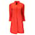 Autre Marque Cappotto di Rena Lange in cotone e seta con bottoni sul davanti rosso papavero  ref.1300522