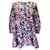 Autre Marque Kika Vargas Purple Multi Printed Ruffled Long Sleeved Cotton Dress Multiple colors  ref.1300534