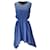 Autre Marque Leo Lin Blue Cut-Out Detail Sleeveless Denim Dress Cotton  ref.1300536