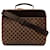 Brown Louis Vuitton Damier Ebene Porte Ordinateur Sabana Business Bag Leather  ref.1300554