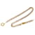 Goldfarbener Chanel-Medaillon-Kettengliedergürtel Golden Metall  ref.1300562