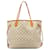 White Louis Vuitton Damier Azur Neverfull MM Tote Bag Leather  ref.1300583