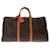 Keepall marrón con monograma de Louis Vuitton 50 Bolsa de viaje Castaño Cuero  ref.1300686