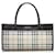 Brown Burberry House Check Handbag Leather  ref.1300691
