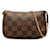Bolso de hombro Louis Vuitton Damier Ebene Mini Pochette Accessoires marrón Castaño Lienzo  ref.1300715