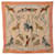 Hermès Sciarpe di seta arancione Hermes En Piste  ref.1300734