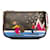 Brown Louis Vuitton Monogram Bears on Skis Christmas Animation Mini Pochette Accessories Shoulder Bag Cloth  ref.1300739