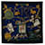 Hermès Blue Hermes Memoire d'Hermes Silk Scarf Scarves  ref.1300748