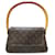 Looping Mini bolsa de ombro Louis Vuitton com monograma marrom Couro  ref.1300803