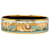 Hermès Bracelet en émail large Hermes Pride of Lions en or 65 Métal Doré  ref.1300805