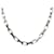 Collar de eslabones de cadena con monograma de Louis Vuitton plateado Plata Plata  ref.1300816