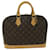 Louis Vuitton Alma Brown Cloth  ref.1300866