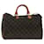 Louis Vuitton Speedy 35 Brown Cloth  ref.1300883