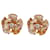 Bulgari BVLGARI Divas' Dream En Tremblant Flower Earrings in 18k Rose Gold, 2.6 ctw Metallic Metal Pink gold  ref.1300950
