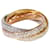 Cartier Trinity Diamond Ring in 18K 3 Tone Gold 1.35 ctw Golden Metallic White gold Metal  ref.1300955