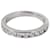 TIFFANY & CO. Conjunto de canais 11 Aliança de casamento de diamante em platina 0.33 ctw Prata Metálico Metal  ref.1300960