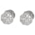TIFFANY & CO. Brincos de diamante mosaico em platina 1.17 ctw Prata Metálico Metal  ref.1300972