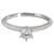 TIFFANY & CO. Anel de noivado solitário de diamante em platina G VS1 0.22 ctw Prata Metálico Metal  ref.1300973