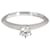 TIFFANY & CO. Anel de noivado solitário de diamante em platina I VS1 0.28 ctw Prata Metálico Metal  ref.1300974