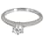Tiffany & Co TIFFANY Y COMPAÑIA. Anillo de compromiso de diamante solitario en platino H SI1 0.44 por cierto Plata Metálico Metal  ref.1300977
