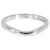 Aliança de casamento curva Cartier Ballerine em platina Prata Metálico Metal  ref.1300992