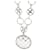Autre Marque John Hardy Kawung Pierced Necklace in Sterling Silver with 50 mm Wide Pendant Silvery Metallic Metal  ref.1301006