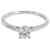 cartier 1895 Anello di fidanzamento con diamante in platino F VVS2 0.27 ctw Argento Metallico Metallo  ref.1301034