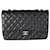 Timeless Chanel Black Quilted Caviar Jumbo Classic Single Flap Bag Negro Cuero  ref.1301067