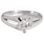 Bulgari Anello di fidanzamento solitario BVLGARI Diamond Corona in 18K Bianco E VVS2 0.3 ctw Argento Metallico Oro bianco Metallo  ref.1301071