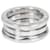 Bulgari Bvlgari B.Zero1 Three-Band Band Ring in 18K white gold Silvery Metallic Metal  ref.1301088