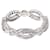 TIFFANY & CO. Banda di diamanti con nastro ad anello vintage in platino 5/8 ctw Argento Metallico Metallo  ref.1301105